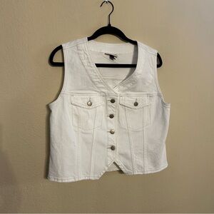 Universal Thread Cream Denim Vest